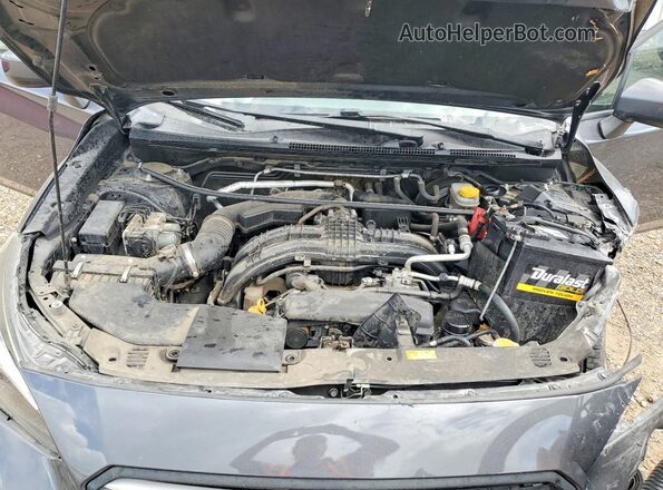 JF2GTAEC2L8250720 2020 SUBARU CROSSTREK Gray Widok wnętrza z tyłu
