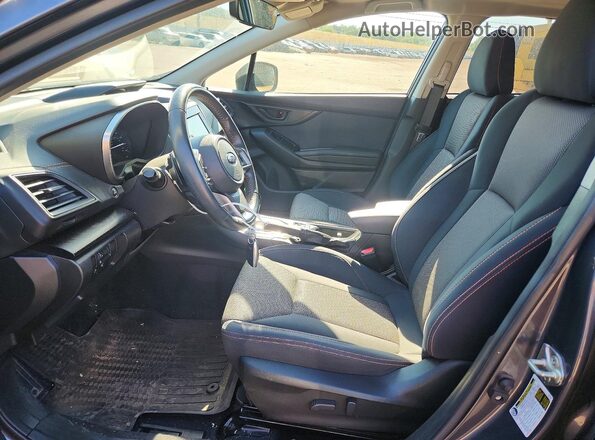 JF2GTAEC2M8330813 2021 SUBARU CROSSTREK Gray Front interior view