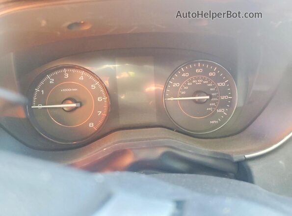 JF2GTAEC2M8335817 2021 SUBARU CROSSTREK Charcoal Instrument cluster view