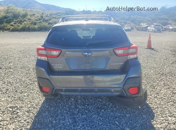 JF2GTAEC2M8335817 2021 SUBARU CROSSTREK Charcoal Rear view