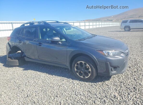 JF2GTAEC2M8335817 2021 SUBARU CROSSTREK Charcoal Front right