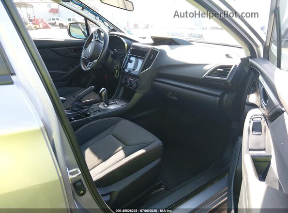 JF2GTAEC3K8250904 2019 SUBARU CROSSTREK Gray წინა სალონის ხედი