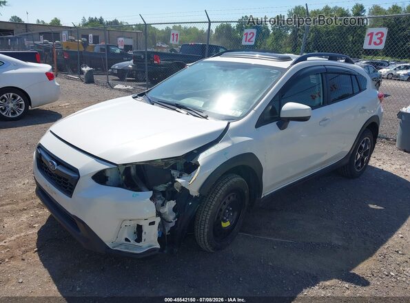 JF2GTAEC3K8270621 2019 SUBARU CROSSTREK White Передня ліва чверть