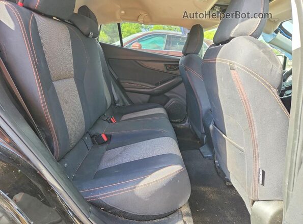 JF2GTAEC3KH217594 2019 SUBARU CROSSTREK Black უკანა სავარძლების ხედი