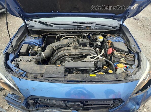 JF2GTAEC3KH357774 2019 SUBARU CROSSTREK Blue Engine compartment view