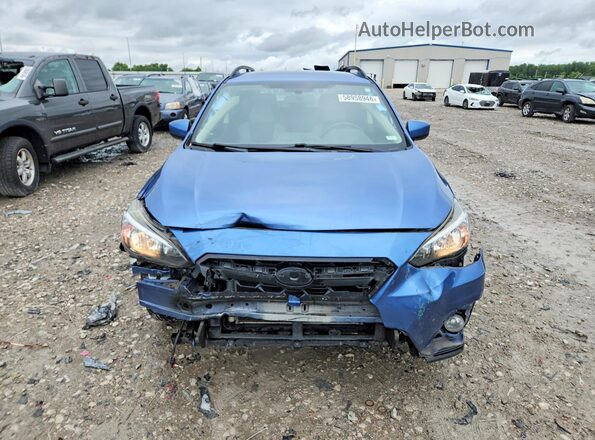 JF2GTAEC3KH357774 2019 SUBARU CROSSTREK Blue Front view