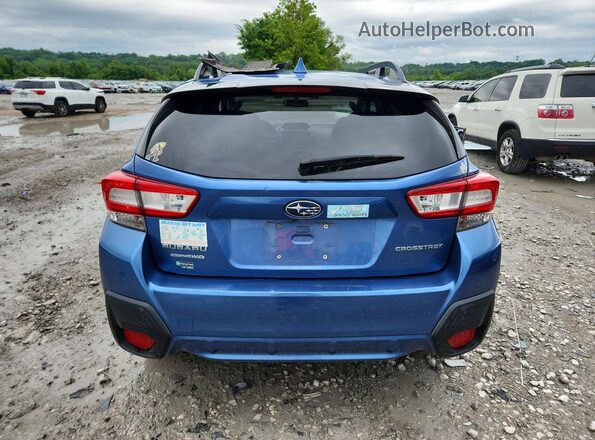 JF2GTAEC3KH357774 2019 SUBARU CROSSTREK Blue Rear view