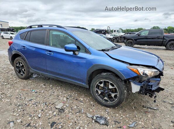 JF2GTAEC3KH357774 2019 SUBARU CROSSTREK Blue Front right