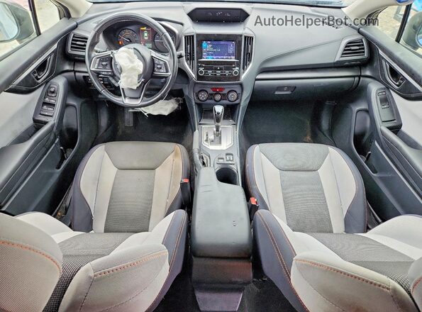 JF2GTAEC3KH357774 2019 SUBARU CROSSTREK Blue Dashboard view