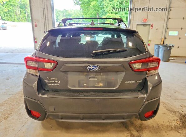 JF2GTAEC3M8253577 2021 SUBARU CROSSTREK Gray Rear view