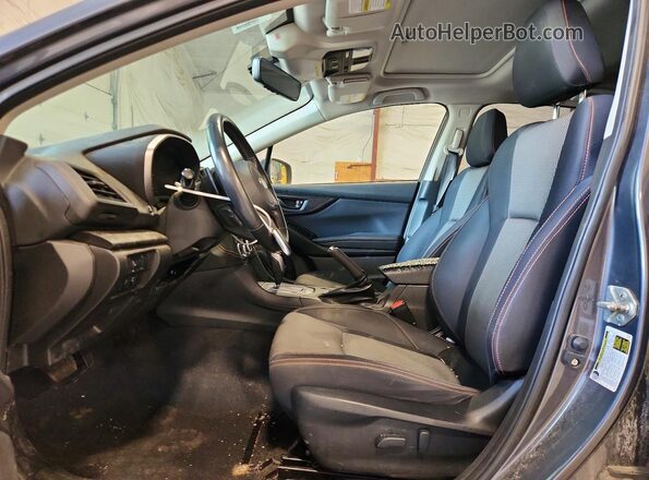 JF2GTAEC3M8253577 2021 SUBARU CROSSTREK Gray Front interior view