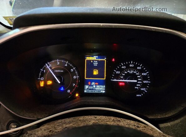 JF2GTAEC3M8253577 2021 SUBARU CROSSTREK Gray Instrument cluster view