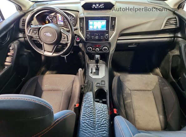 JF2GTAEC3M8253577 2021 SUBARU CROSSTREK Gray Dashboard view