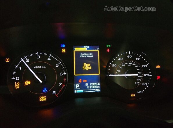 JF2GTAEC3PH299656 2023 SUBARU CROSSTREK Gray ხელსაწყოთა პანელის ხედი