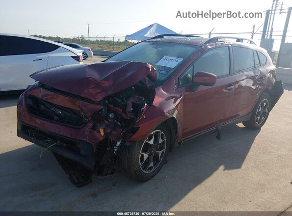 JF2GTAEC4KH244674 2019 SUBARU CROSSTREK Red Передня ліва чверть