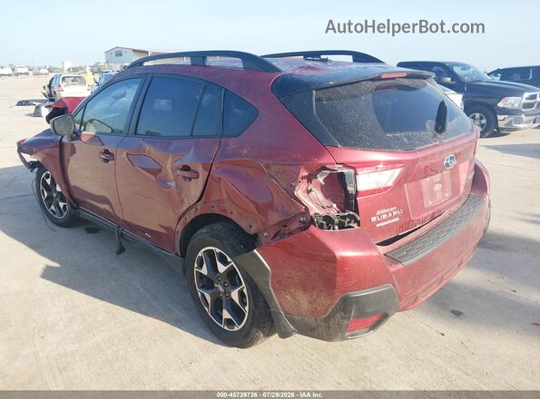 JF2GTAEC4KH244674 2019 SUBARU CROSSTREK Red Задня ліва чверть