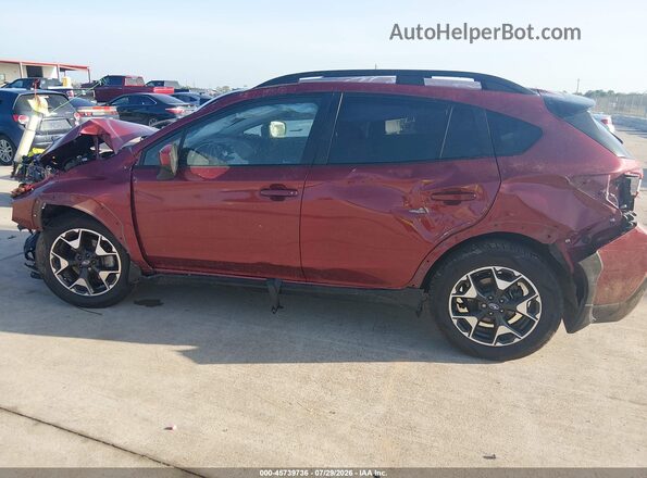 JF2GTAEC4KH244674 2019 SUBARU CROSSTREK Red Вид спереду