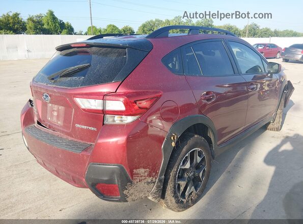 JF2GTAEC4KH244674 2019 SUBARU CROSSTREK Red Задня права чверть