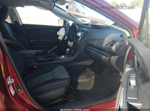 JF2GTAEC4KH244674 2019 SUBARU CROSSTREK Red Вид салону спереду