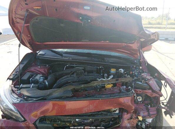 JF2GTAEC4KH244674 2019 SUBARU CROSSTREK Red Вид ззаду