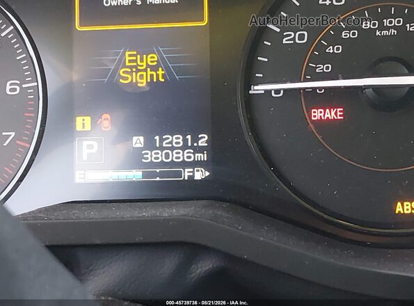 JF2GTAEC4KH244674 2019 SUBARU CROSSTREK Red 