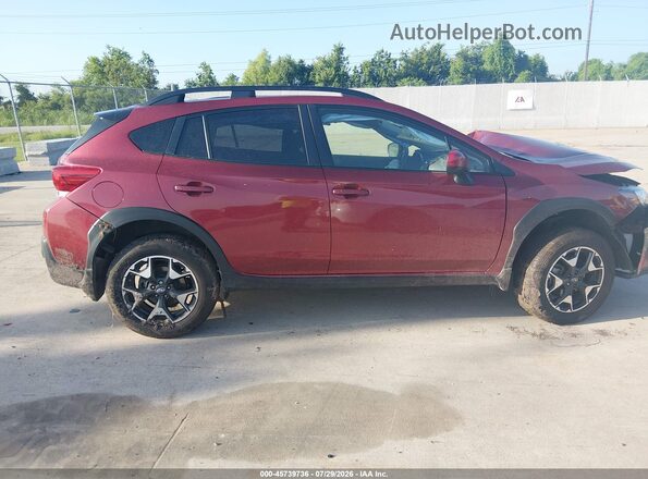 JF2GTAEC4KH244674 2019 SUBARU CROSSTREK Red Вид задньої частини салону