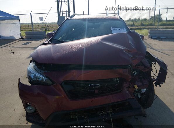 JF2GTAEC4KH244674 2019 SUBARU CROSSTREK Red Вид щитка приладів