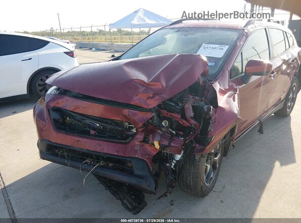 JF2GTAEC4KH244674 2019 SUBARU CROSSTREK Red 