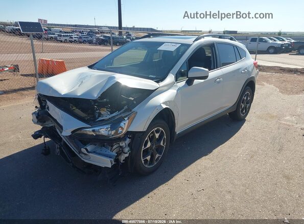 JF2GTAEC4LH256308 2020 SUBARU CROSSTREK White Przód lewy