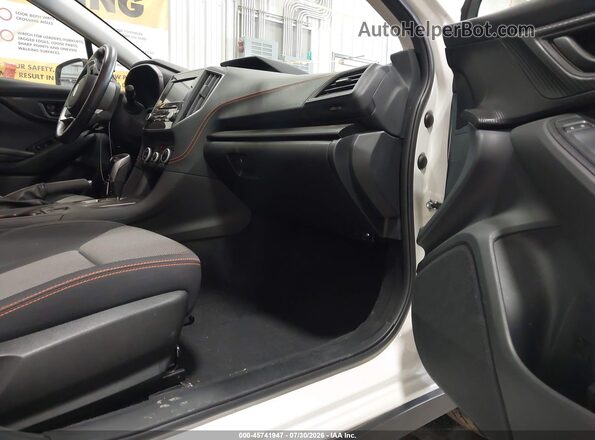 JF2GTAEC4LH258494 2020 SUBARU CROSSTREK White Widok wnętrza z przodu