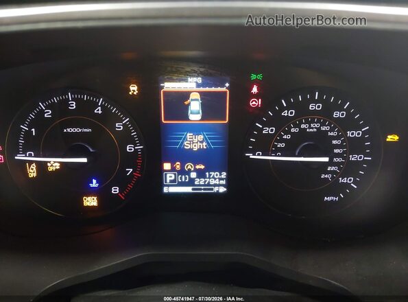 JF2GTAEC4LH258494 2020 SUBARU CROSSTREK White Widok tylnych siedzeń