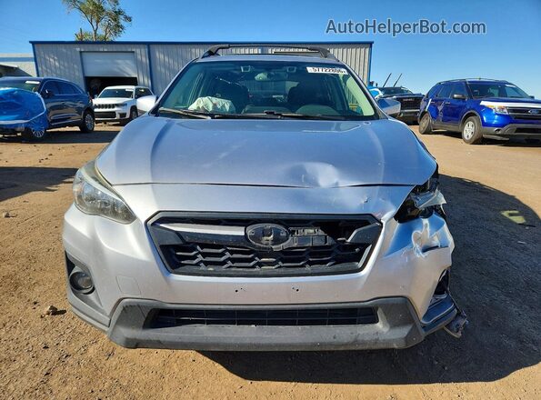 JF2GTAEC5K8243453 2019 SUBARU CROSSTREK Silver Front view
