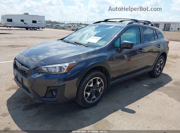 JF2GTAEC5KH361955 2019 SUBARU CROSSTREK Gray Передня ліва чверть