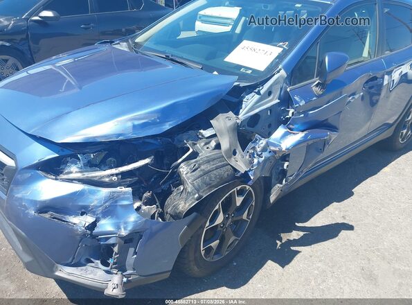 JF2GTAEC5KH388881 2019 SUBARU CROSSTREK Blue წინა ხედი