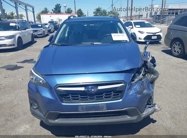 JF2GTAEC5KH388881 2019 SUBARU CROSSTREK Blue ხელსაწყოთა პანელის ხედი