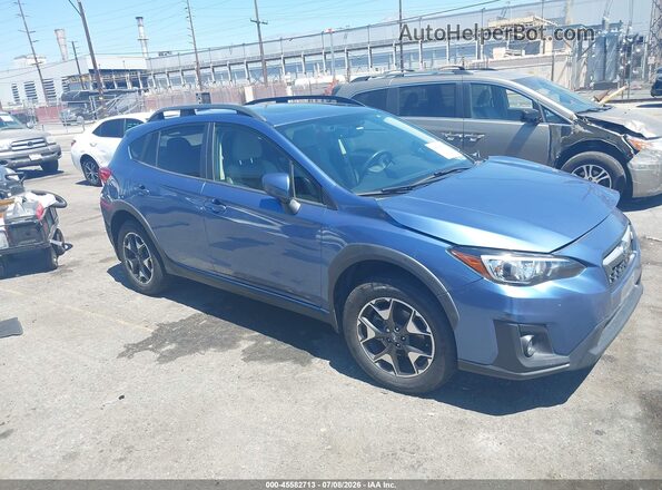 JF2GTAEC5KH388881 2019 SUBARU CROSSTREK Blue უკანა სალონის ხედი