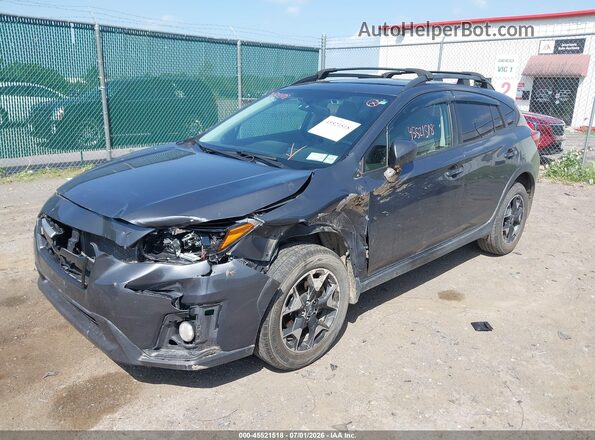 JF2GTAEC5L8222023 2020 SUBARU CROSSTREK Gray Առջևի ձախ երեք քառորդ տեսարան