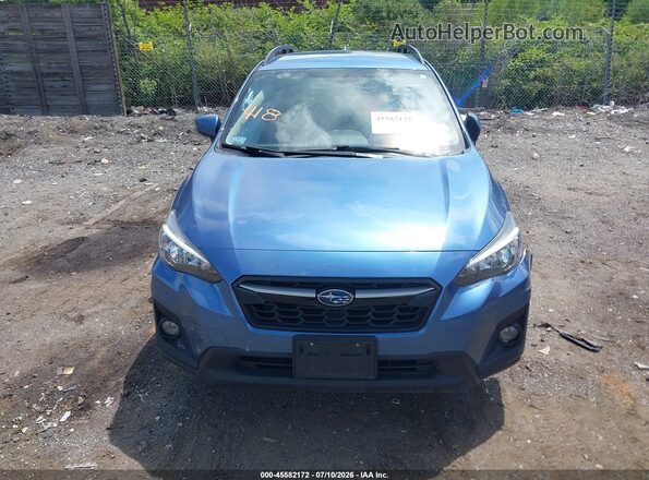 JF2GTAEC6K8397380 2019 SUBARU CROSSTREK Blue Instrument cluster view