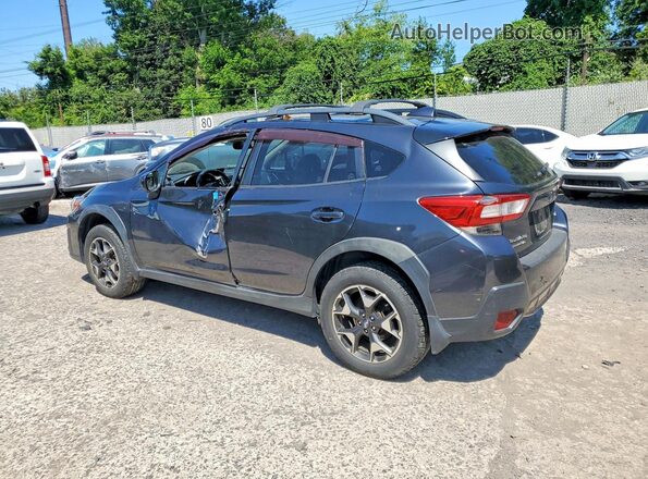 JF2GTAEC6KH206444 2019 SUBARU CROSSTREK Charcoal Trasero izquierdo