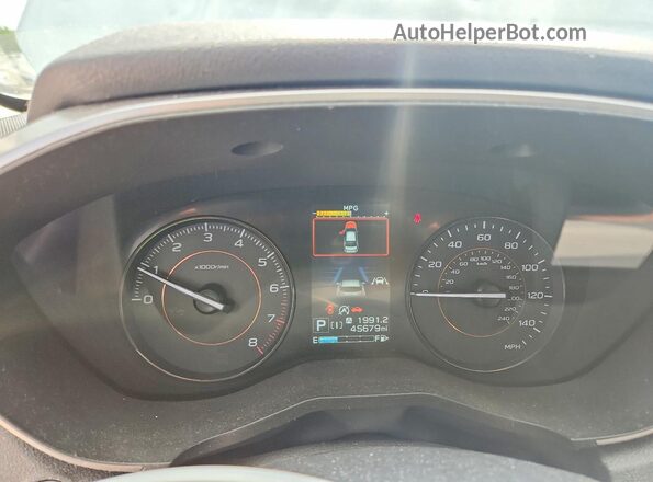 JF2GTAEC6L8228381 2020 SUBARU CROSSTREK Blue Instrument cluster view
