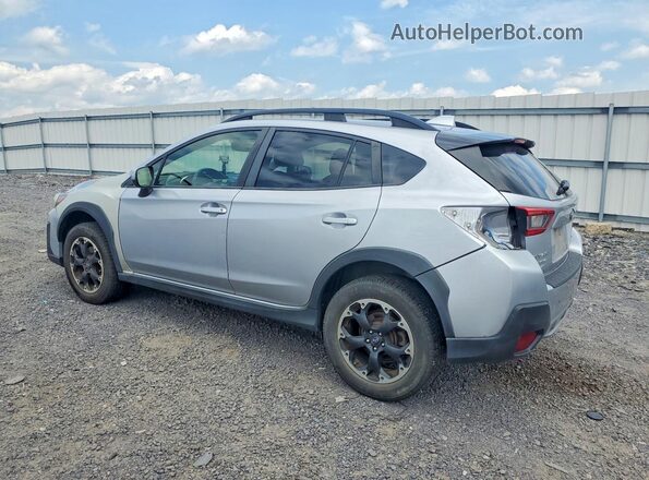 JF2GTAEC6M8291143 2021 SUBARU CROSSTREK Silver Trasero izquierdo