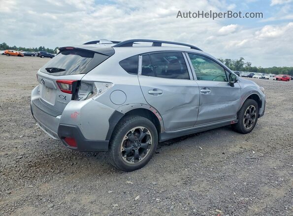 JF2GTAEC6M8291143 2021 SUBARU CROSSTREK Silver Trasero derecho