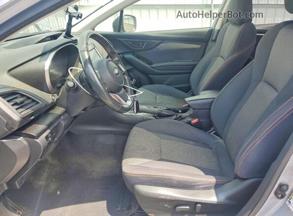 JF2GTAEC6M8291143 2021 SUBARU CROSSTREK Silver Vista interior delantera