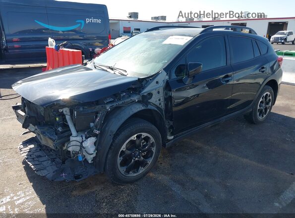 JF2GTAEC6M8334282 2021 SUBARU CROSSTREK Black Front left