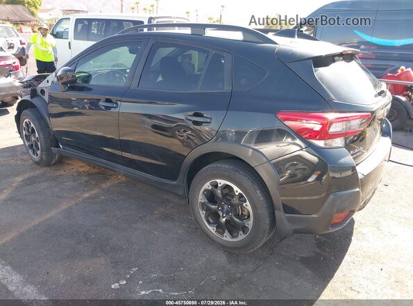 JF2GTAEC6M8334282 2021 SUBARU CROSSTREK Black Rear left