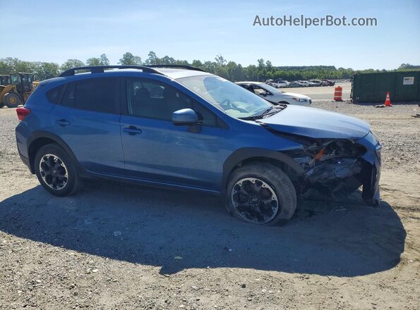 JF2GTAEC6MH344939 2021 SUBARU CROSSTREK Blue Przód prawy