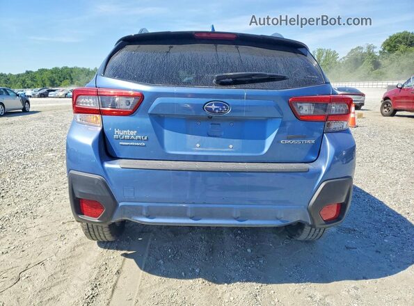 JF2GTAEC6MH344939 2021 SUBARU CROSSTREK Blue Widok z tyłu