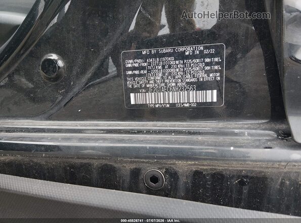 JF2GTAEC6NH232563 2022 SUBARU CROSSTREK Black Շարժիչի բաժամունքի տեսք