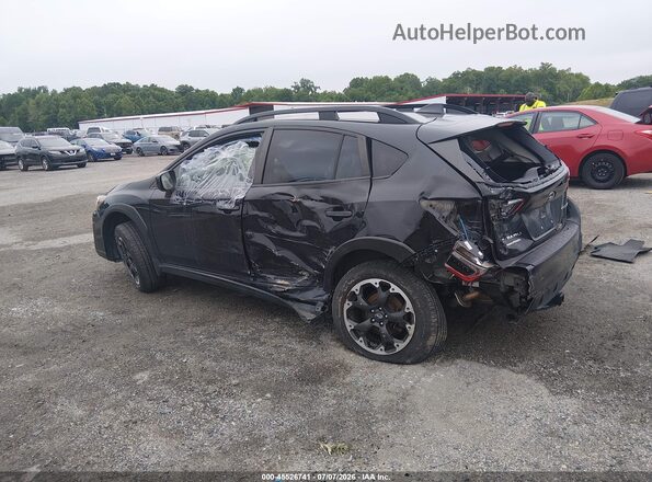 JF2GTAEC6NH232563 2022 SUBARU CROSSTREK Black Հետևի ձախ
