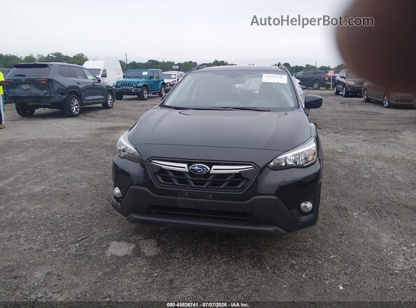 JF2GTAEC6NH232563 2022 SUBARU CROSSTREK Black Սարքավորումների վահանակի տեսք